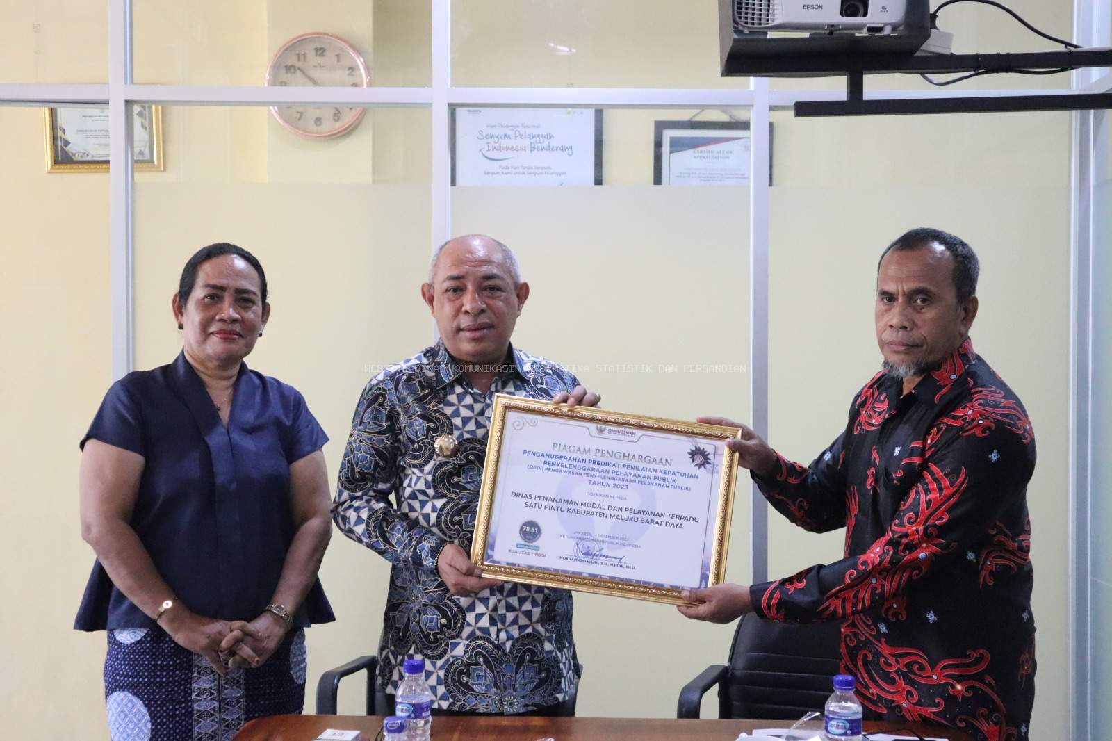 OMBUDSMAN RI APRESIASI PENGELOLAAN WEBSITE OPD MBD