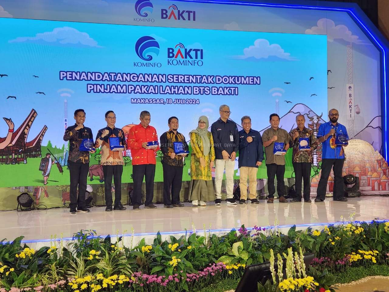 PEMKAB MBD KERJASAMA PINJAM PAKAI LAHAN BTS BAKTI