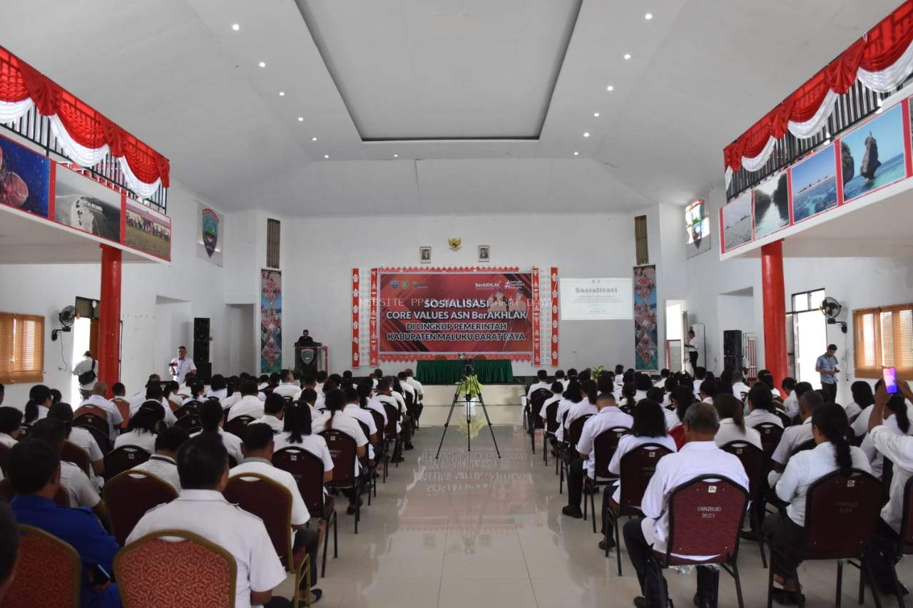 PEMKAB MBD GELAR SOSIALISASI CORE VALUES ASN BERAKHLAK 