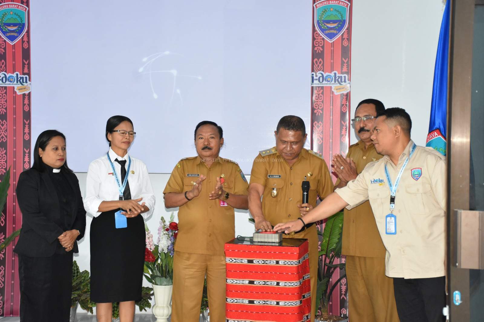 LAUNCHING APLIKASI I-DOKU, WABUP MINTA HARUS ADA KEBERLANJUTAN