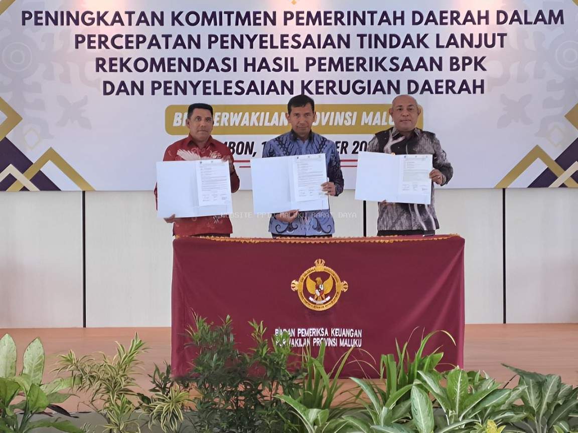 BUPATI MBD HADIRI FGD PERCEPATAN PENYELESAIAN TLHP BPK MALUKU